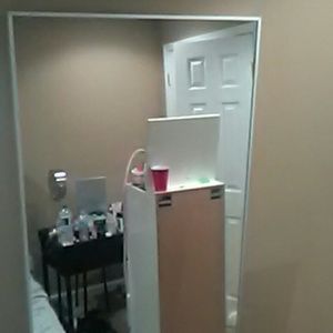 6'5 white thin mirror